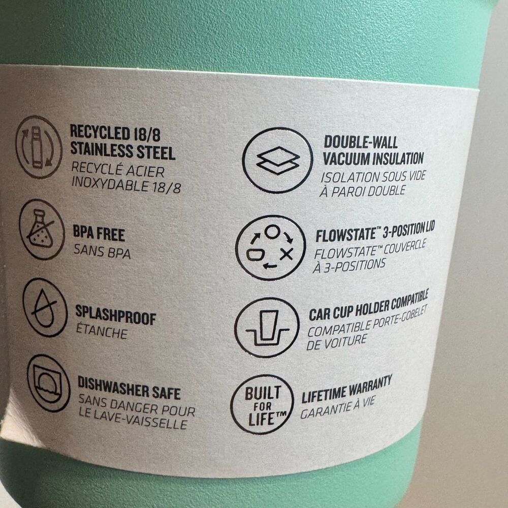 Stanley Quencher H2.0 FlowState 30 oz Tumbler Mint Green Purple NWT - Picture 11 of 13